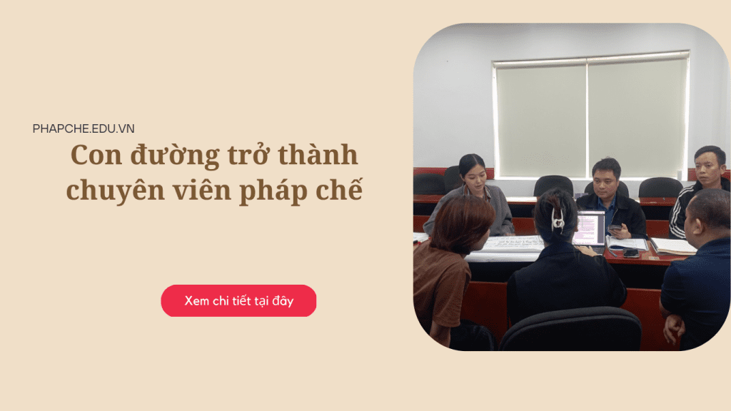 Con đường trở thành chuyên viên pháp chế