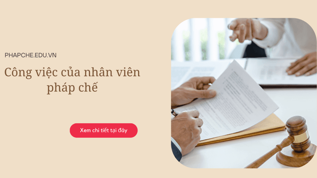 Công việc của nhân viên pháp chế