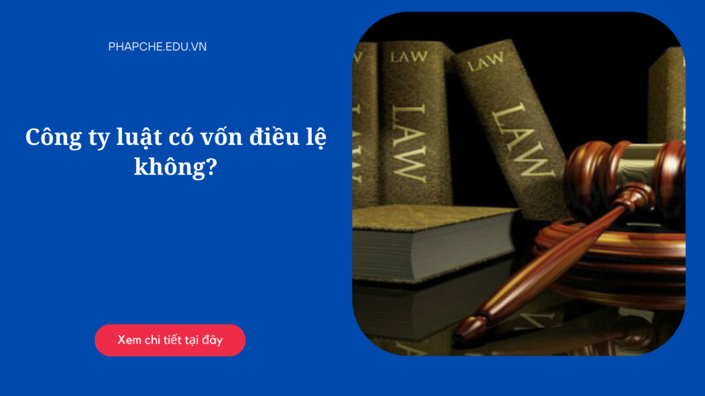 Công ty luật có vốn điều lệ không?