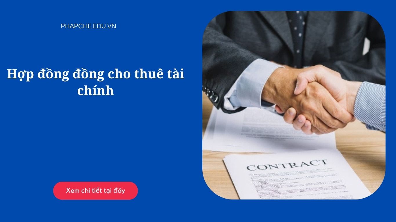 Hợp đồng cho thuê tài chính