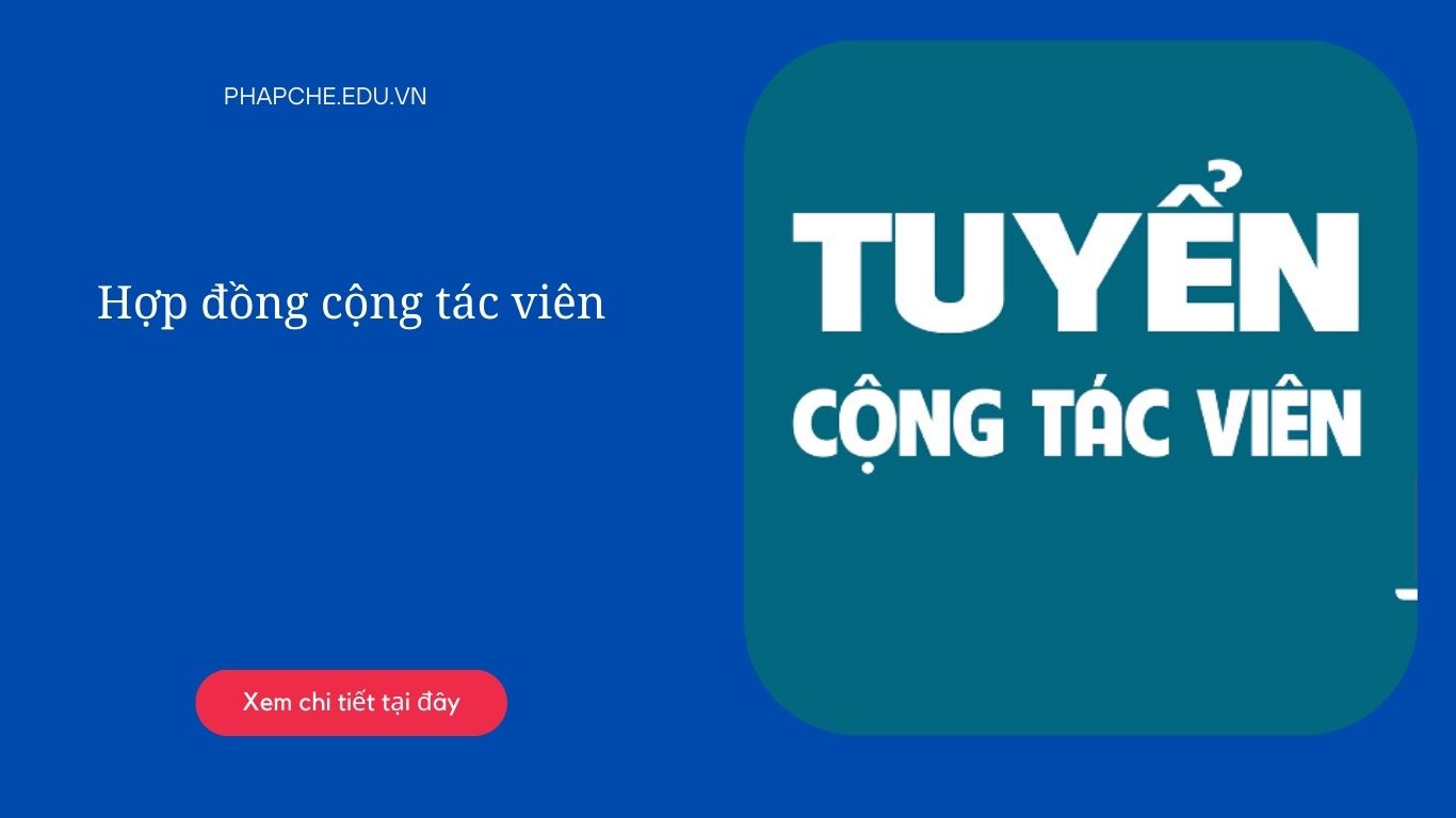 Hợp đồng cộng tác viên