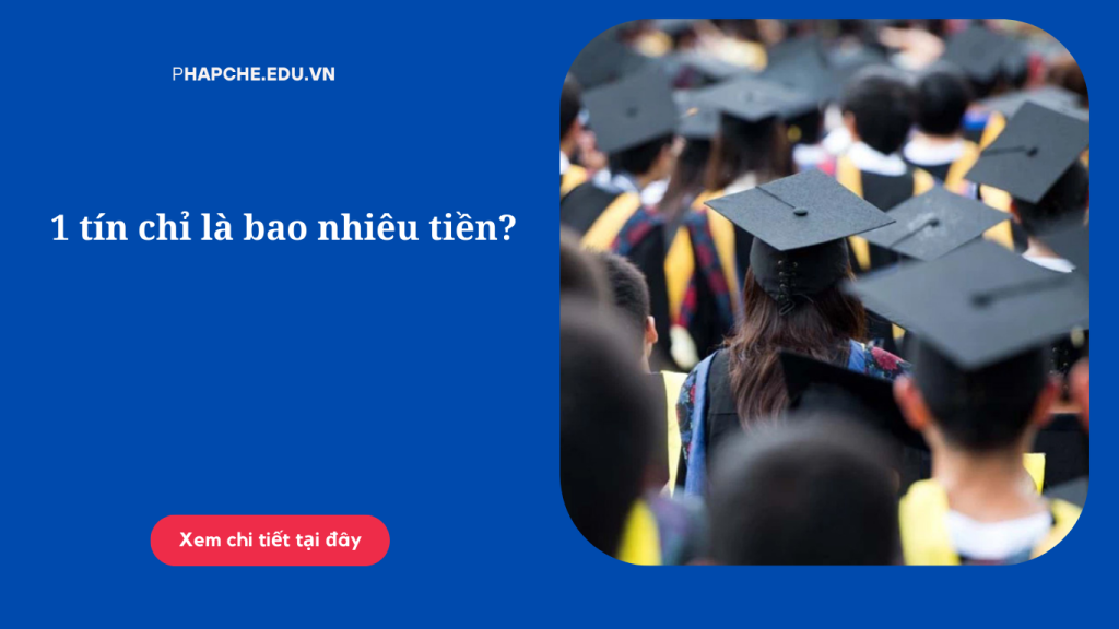 1 tín chỉ là bao nhiêu tiền?