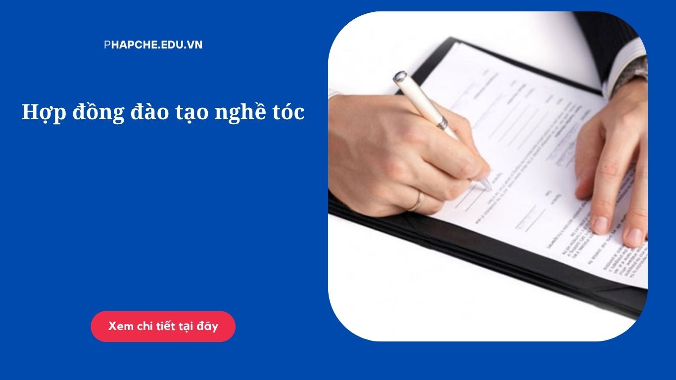 Hợp đồng đào tạo nghề tóc