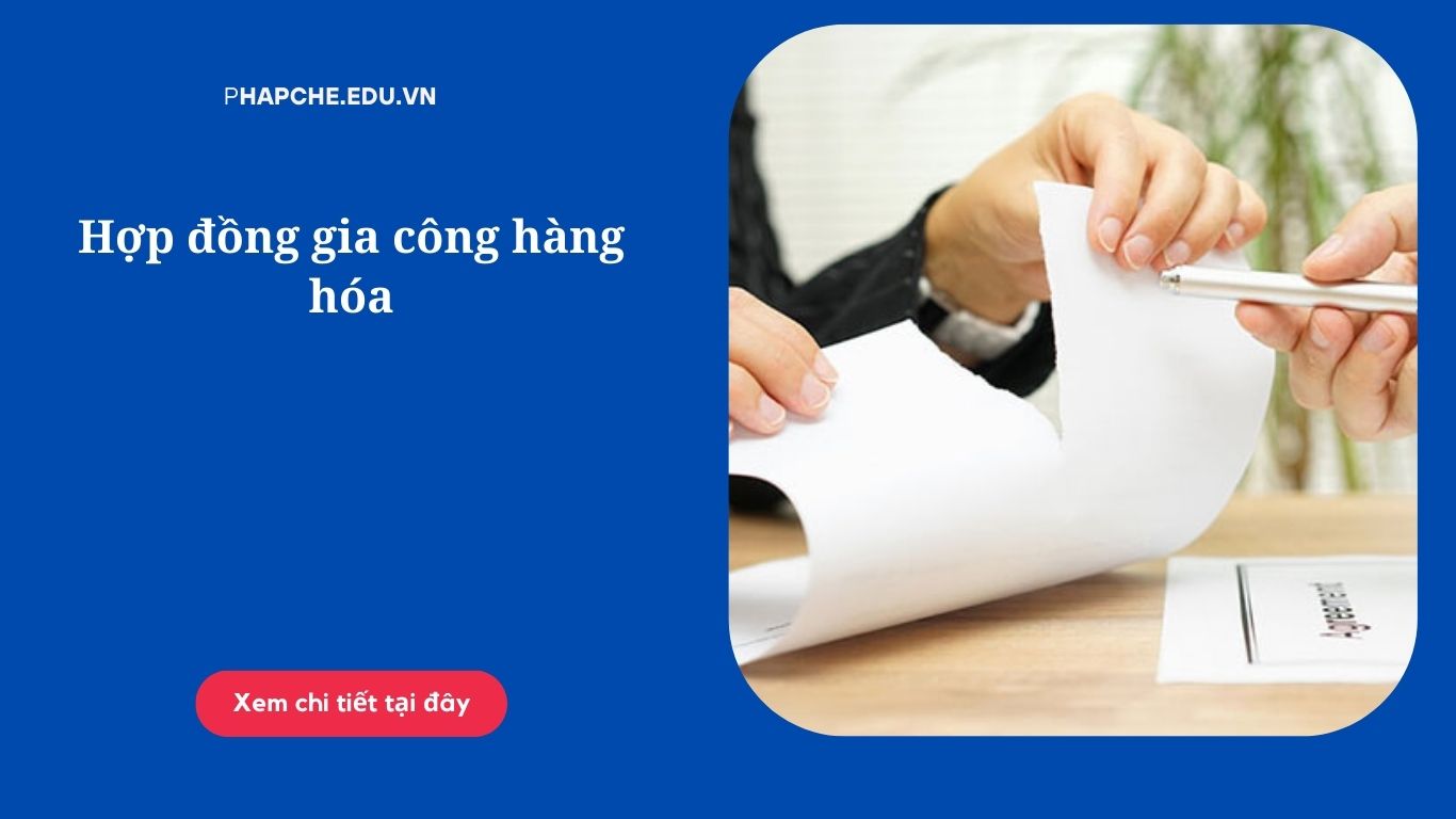 Hợp đồng gia công hàng hóa