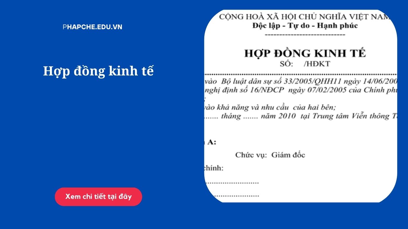 Hợp đồng kinh tế