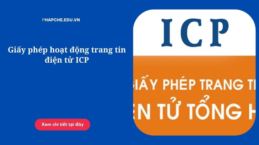 Giấy phép hoạt động trang tin điện tử ICP