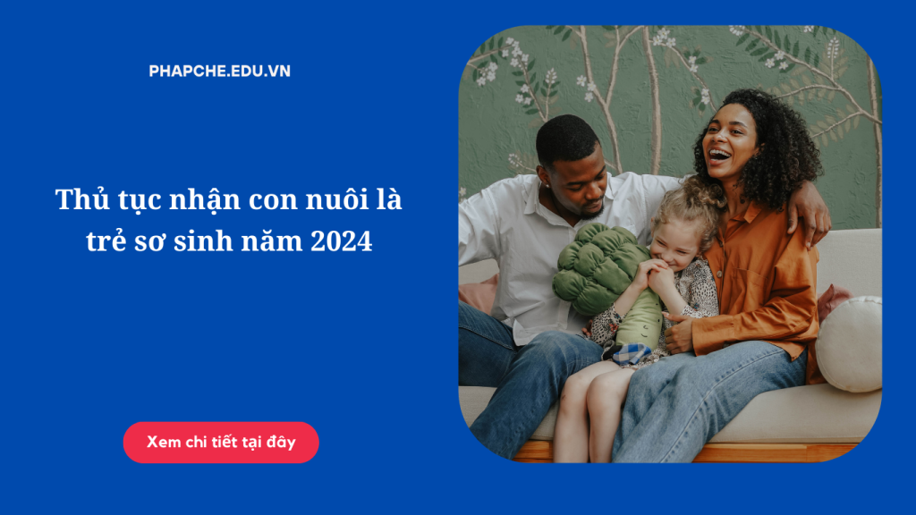 Thủ tục nhận con nuôi là trẻ sơ sinh năm 2024