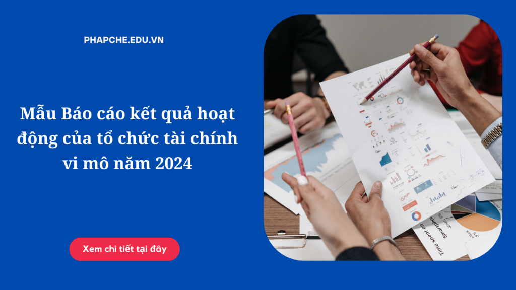 Mẫu Báo cáo kết quả hoạt động của tổ chức tài chính vi mô năm 2024