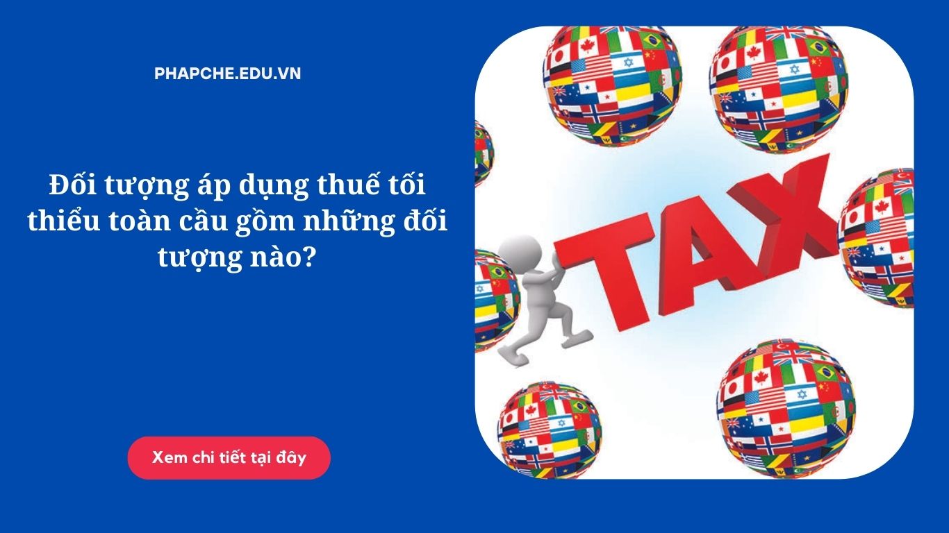 Đối tượng áp dụng thuế tối thiểu toàn cầu gồm những đối tượng nào?