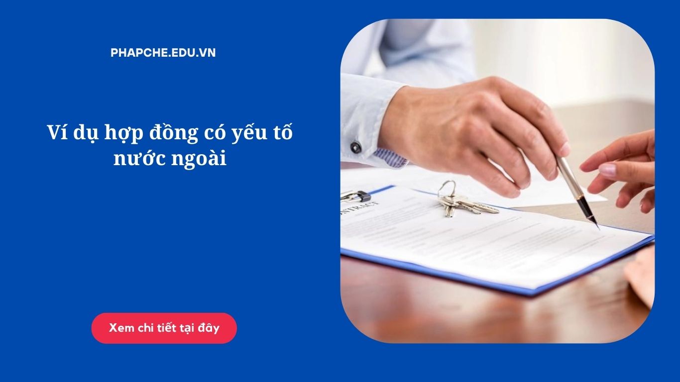 Ví dụ hợp đồng có yếu tố nước ngoài