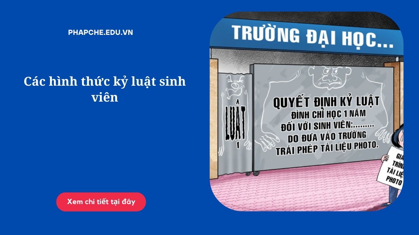 Các hình thức kỷ luật sinh viên