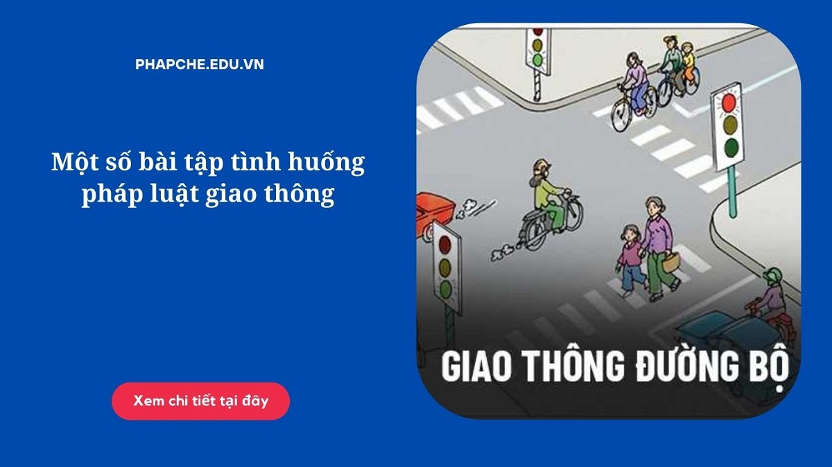 Một số bài tập tình huống pháp luật giao thông