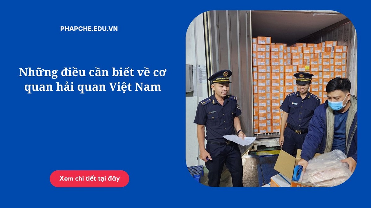 Những điều cần biết về cơ quan hải quan Việt Nam