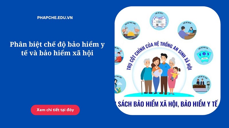 Phân biệt chế độ bảo hiểm y tế và bảo hiểm xã hội