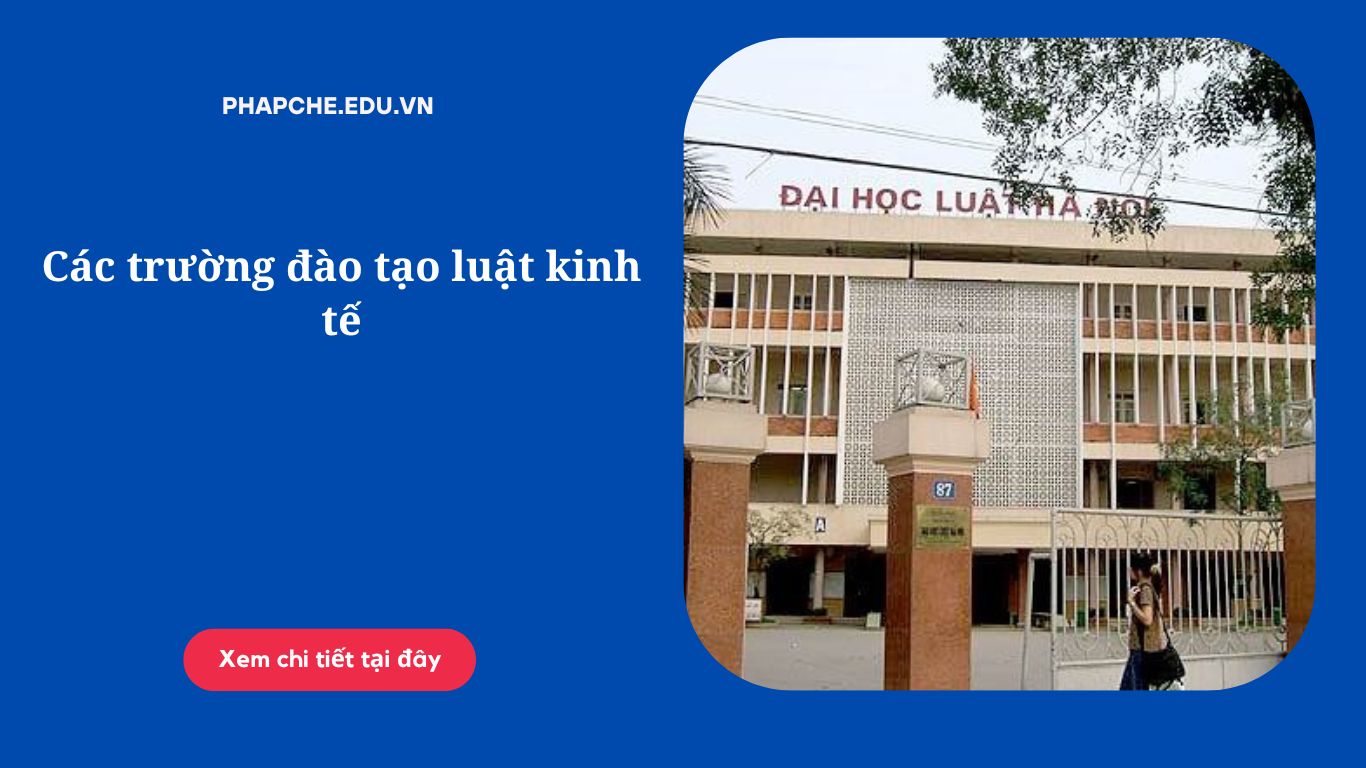 Các trường đào tạo luật kinh tế