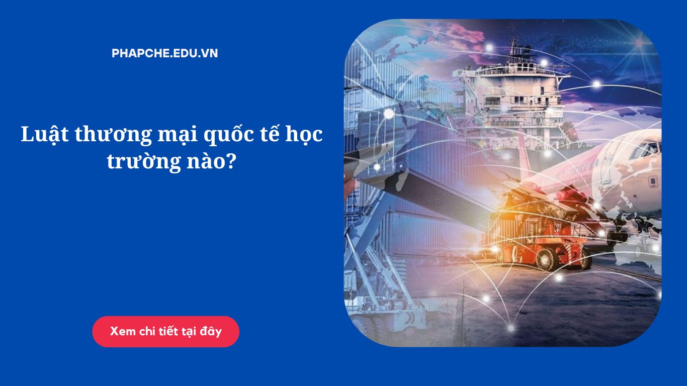 Luật thương mại quốc tế học trường nào?