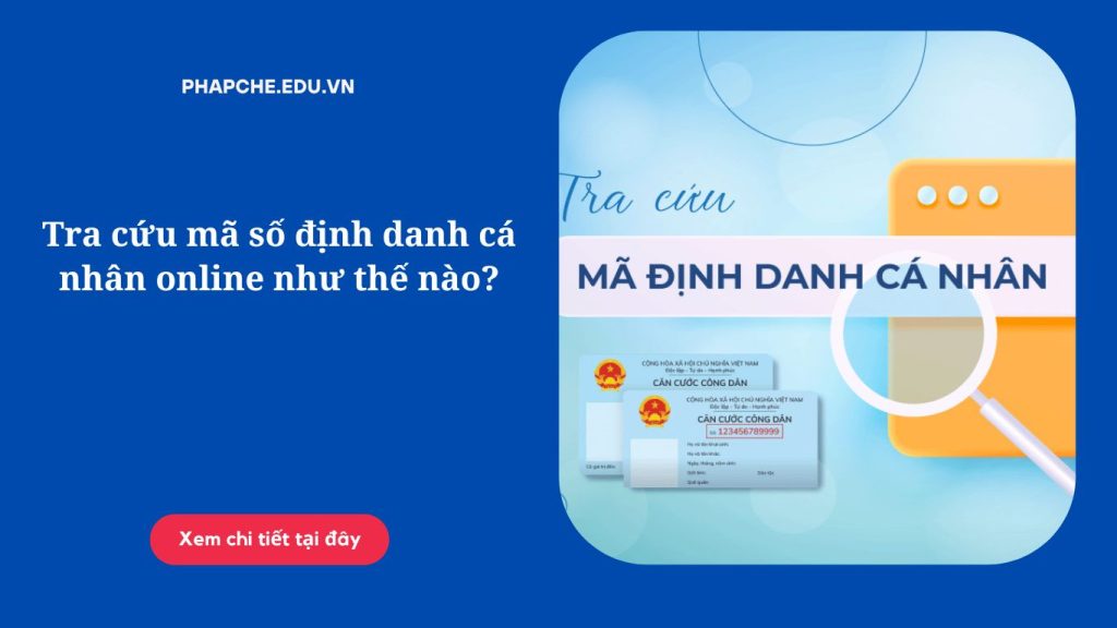 Tra cứu mã số định danh cá nhân online như thế nào?