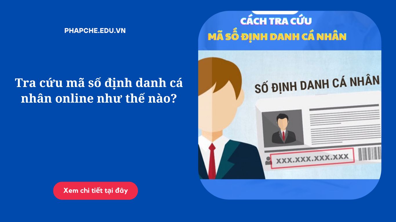 Tra cứu mã số định danh cá nhân online như thế nào?