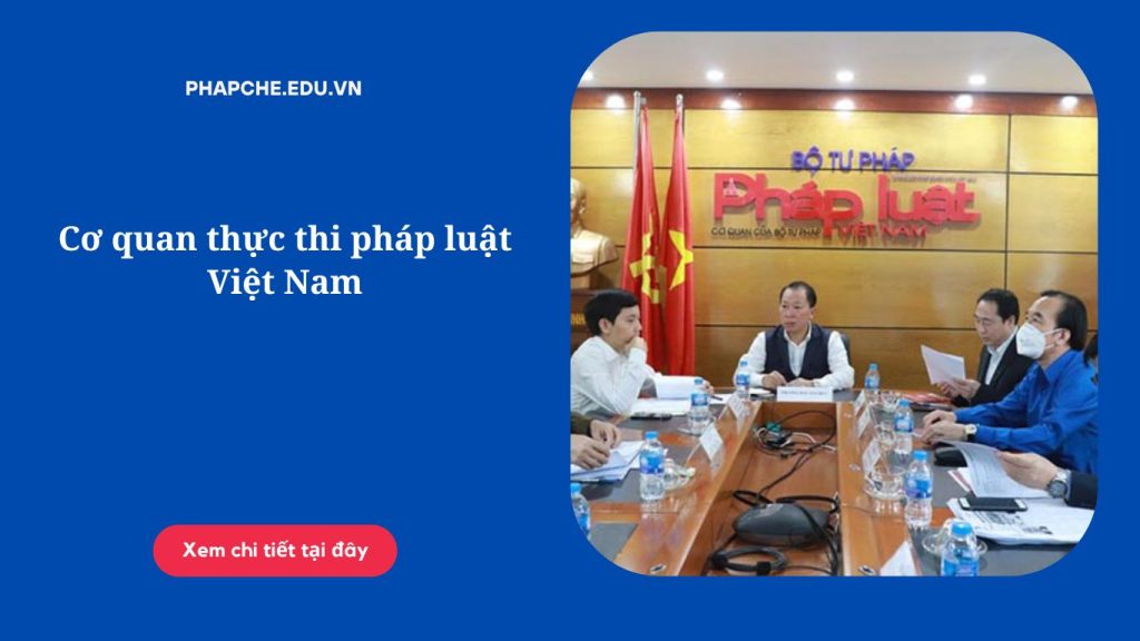 Cơ quan thực thi pháp luật Việt Nam