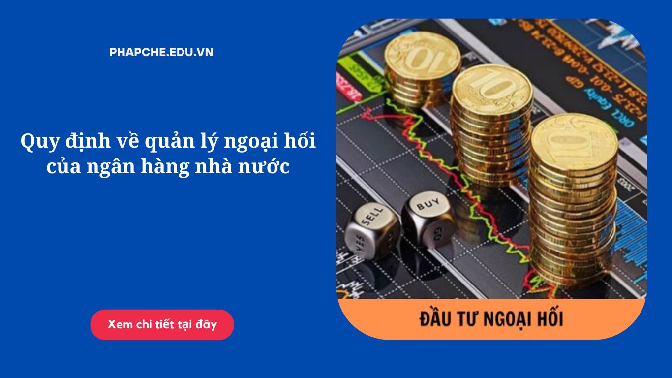 Quy định về quản lý ngoại hối của ngân hàng nhà nước