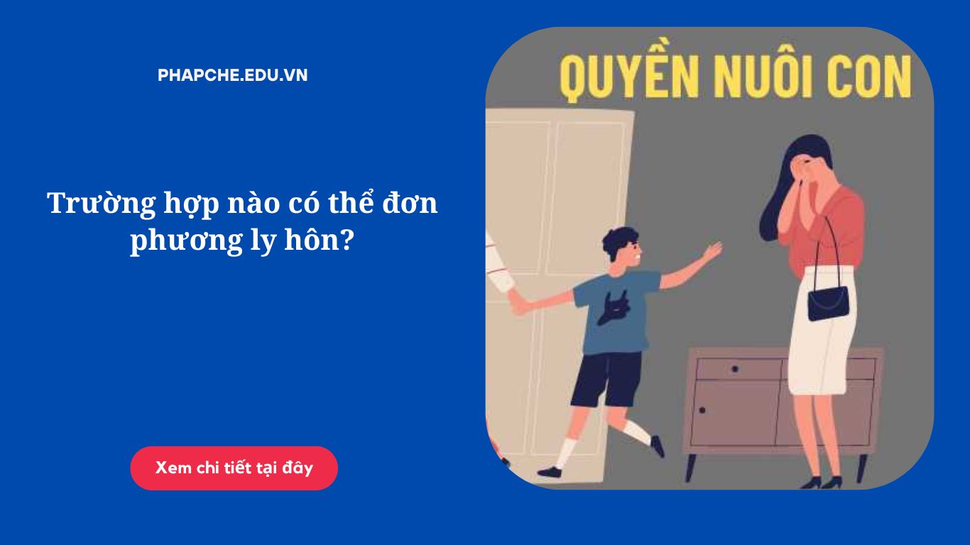 Tước quyền nuôi con trong trường hợp nào?