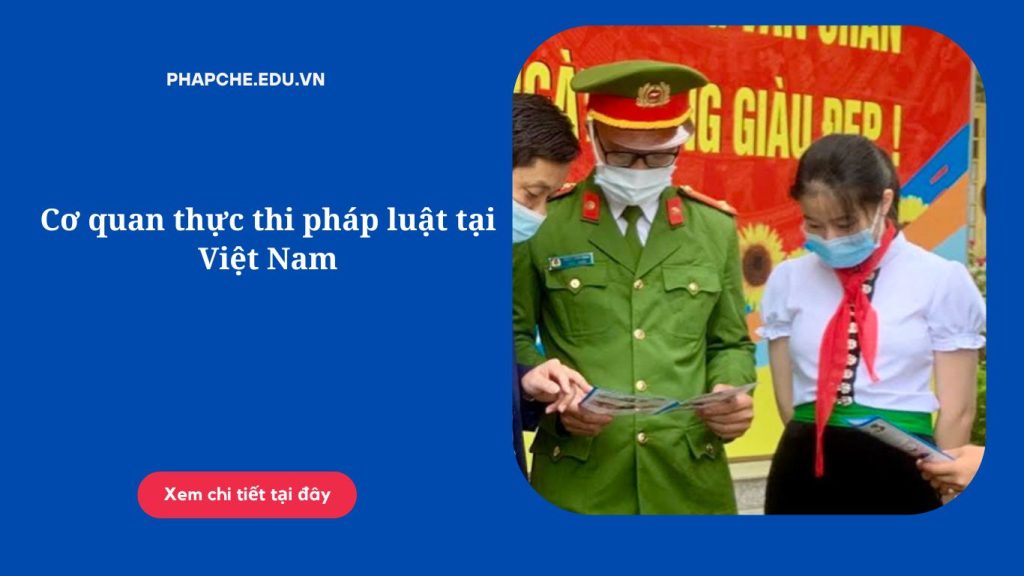 Cơ quan thực thi pháp luật tại Việt Nam