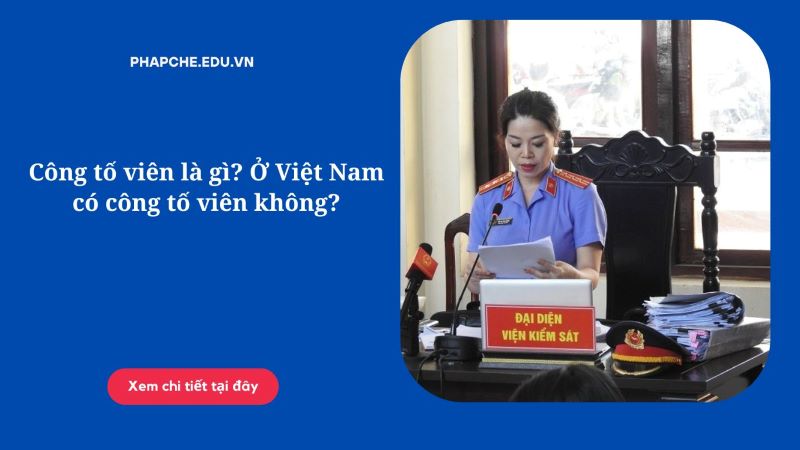 Công tố viên là gì? Ở Việt Nam có công tố viên không?