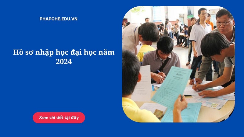 Hồ sơ nhập học đại học năm 2024