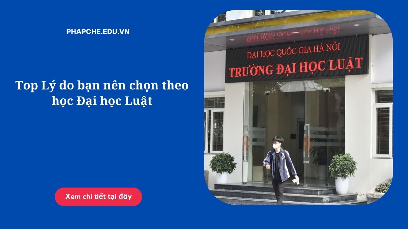 Top Lý do bạn nên chọn theo học Đại học Luật