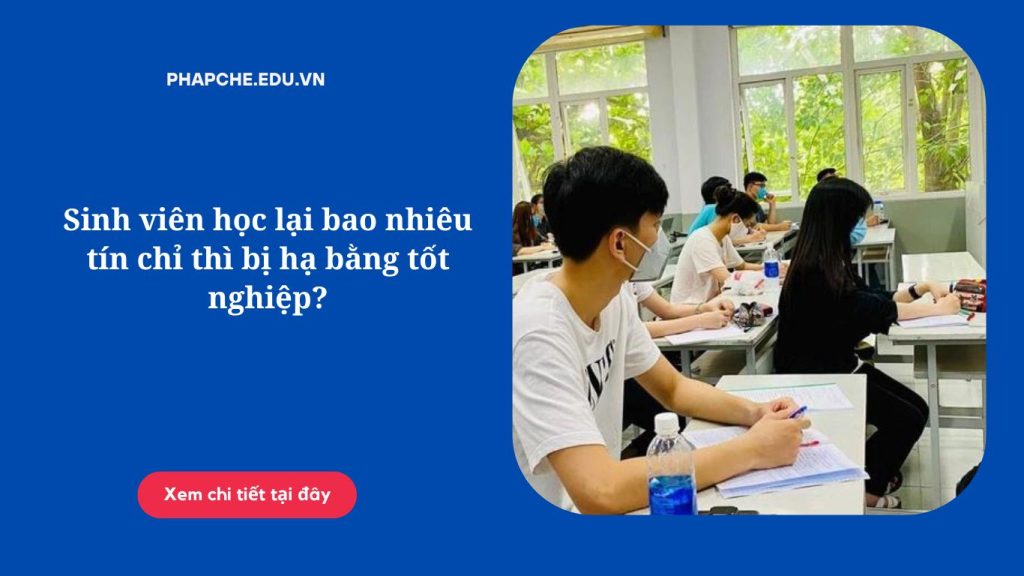 Sinh viên học lại bao nhiêu tín chỉ thì bị hạ bằng tốt nghiệp?