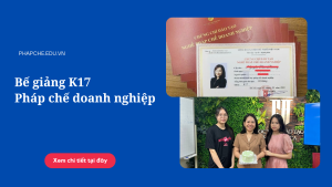 Bế giảng K17 Pháp chế doanh nghiệp