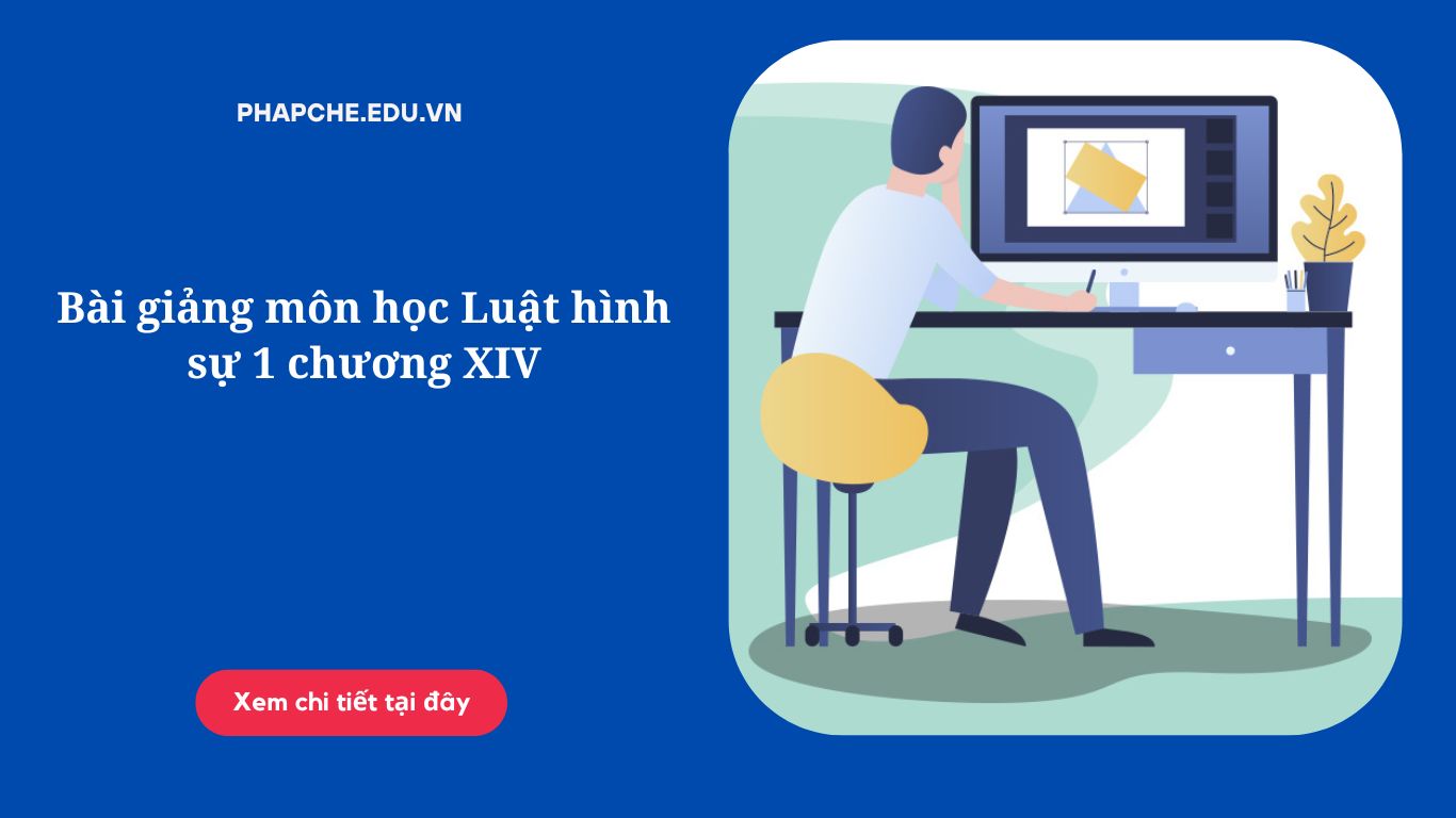 Bài giảng môn học Luật hình sự 1 chương XIV