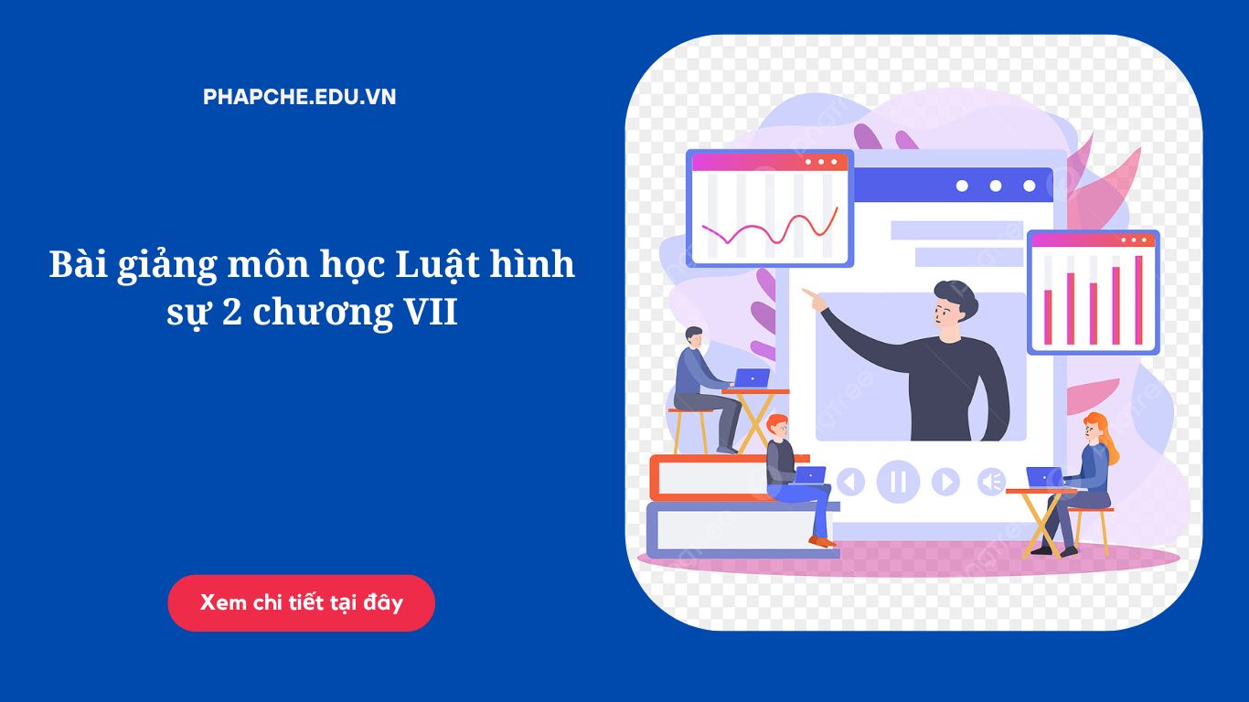 Bài giảng môn học Luật hình sự 2 chương VII