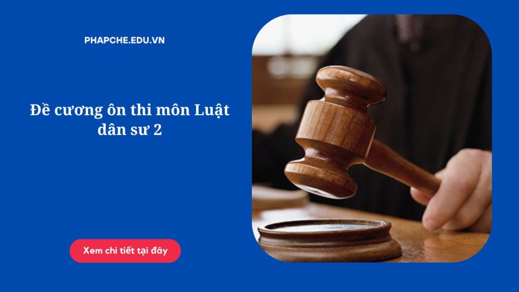 Đề cương ôn thi môn Luật dân sư 2