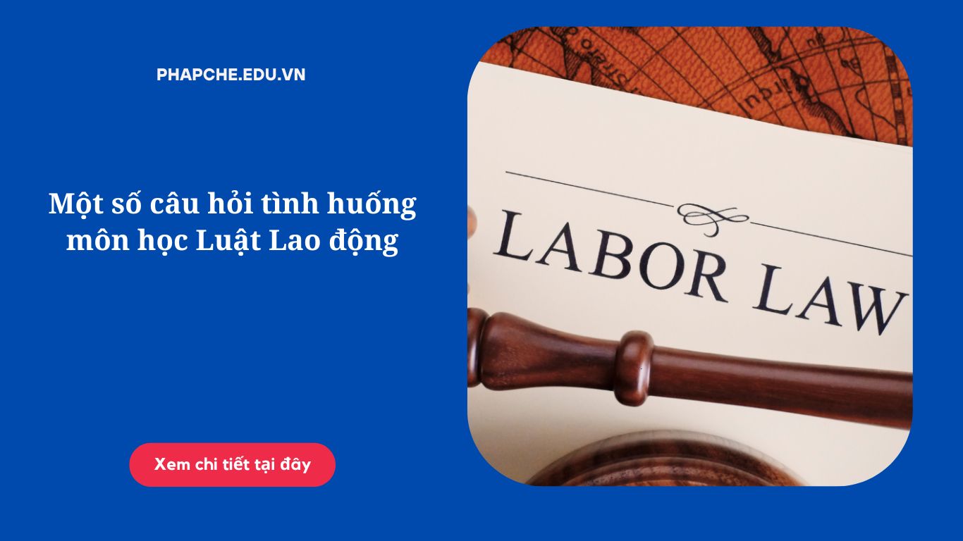 Một số câu hỏi tình huống môn học Luật Lao động