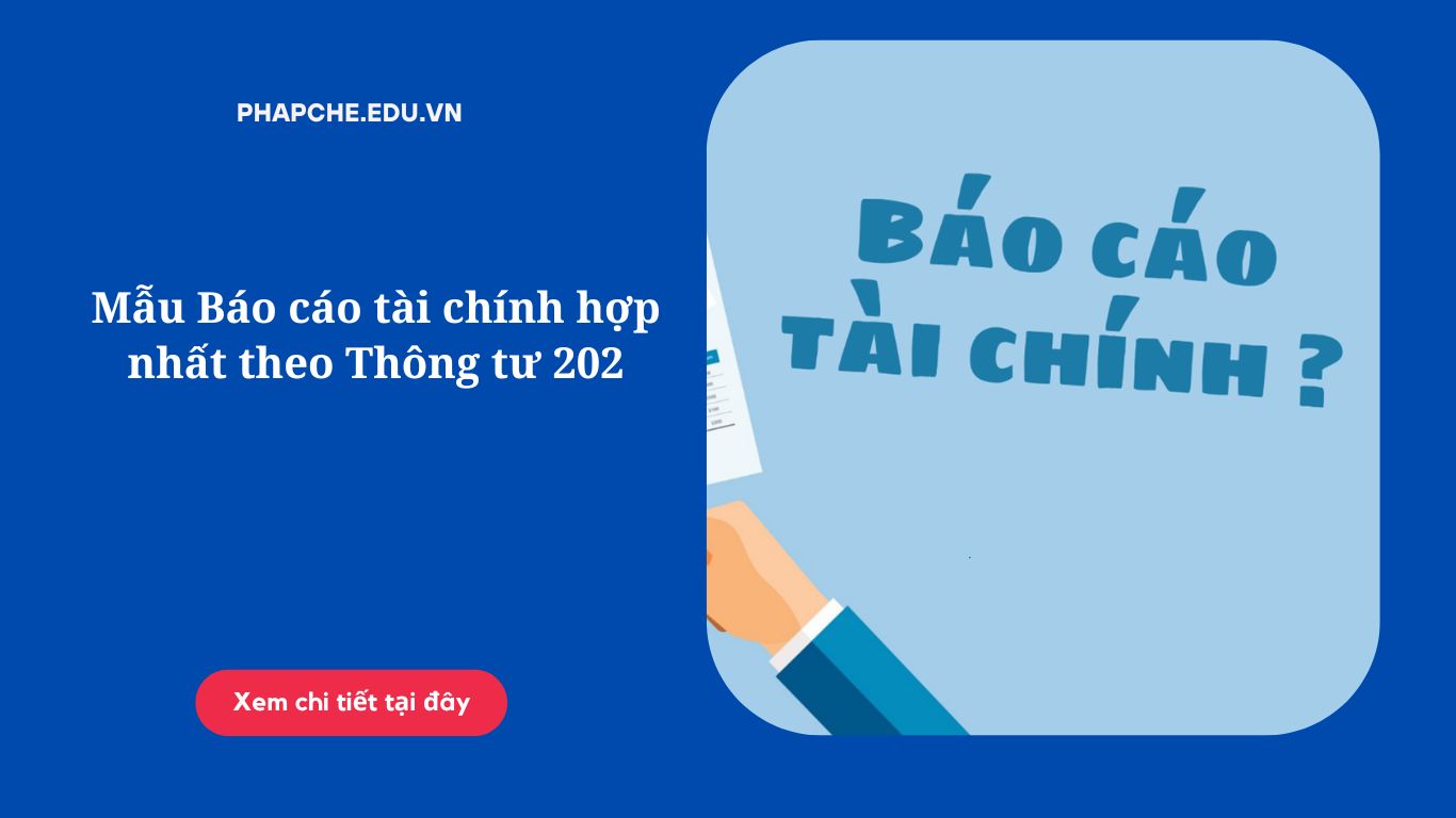 Mẫu Báo cáo tài chính hợp nhất theo Thông tư 202