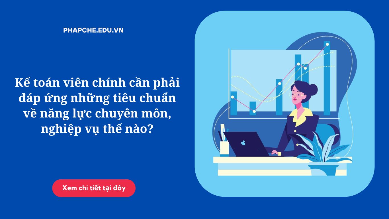 Kế toán viên chính cần phải đáp ứng những tiêu chuẩn về năng lực chuyên môn, nghiệp vụ thế nào