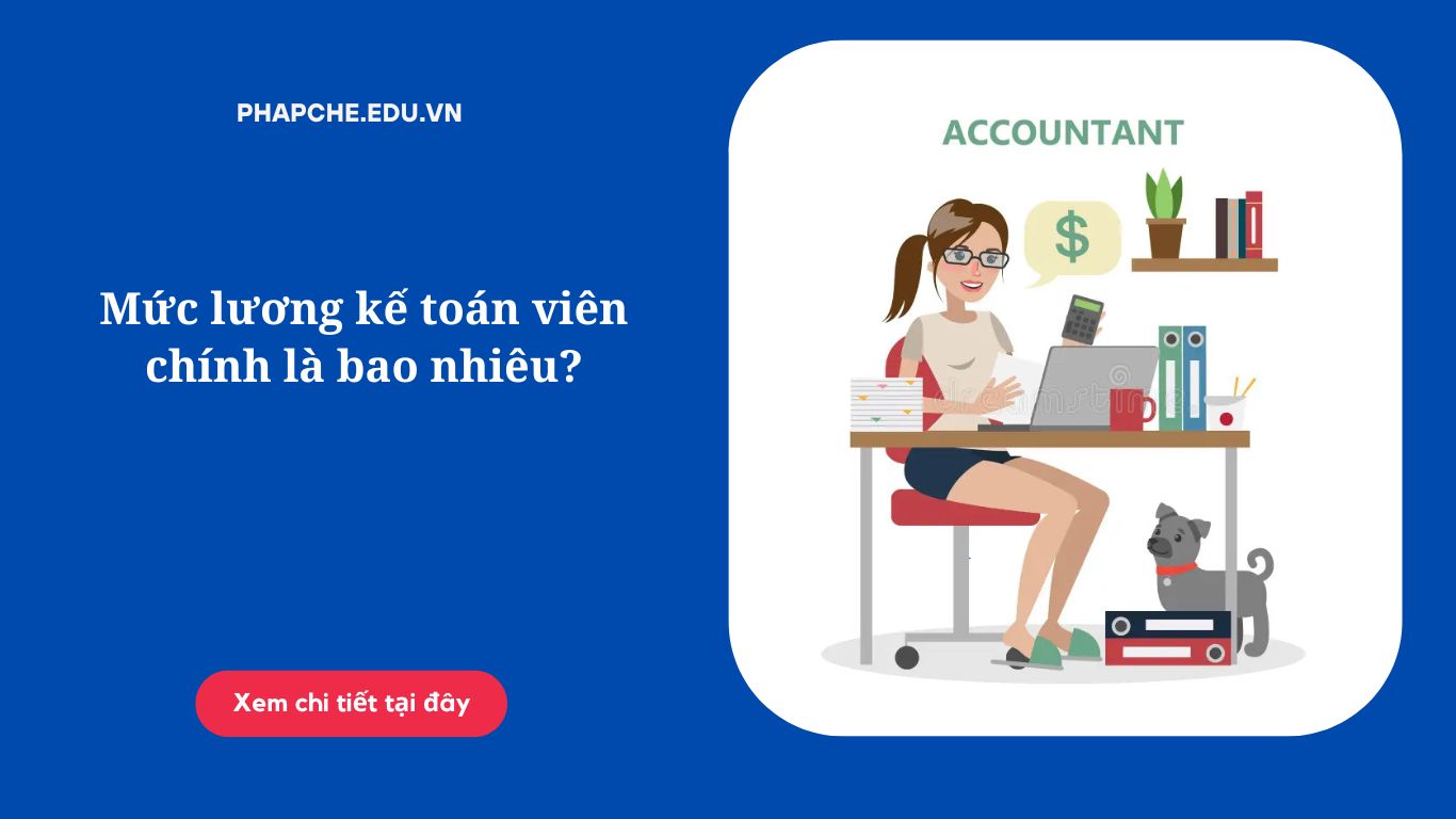 Mức lương kế toán viên chính là bao nhiêu?