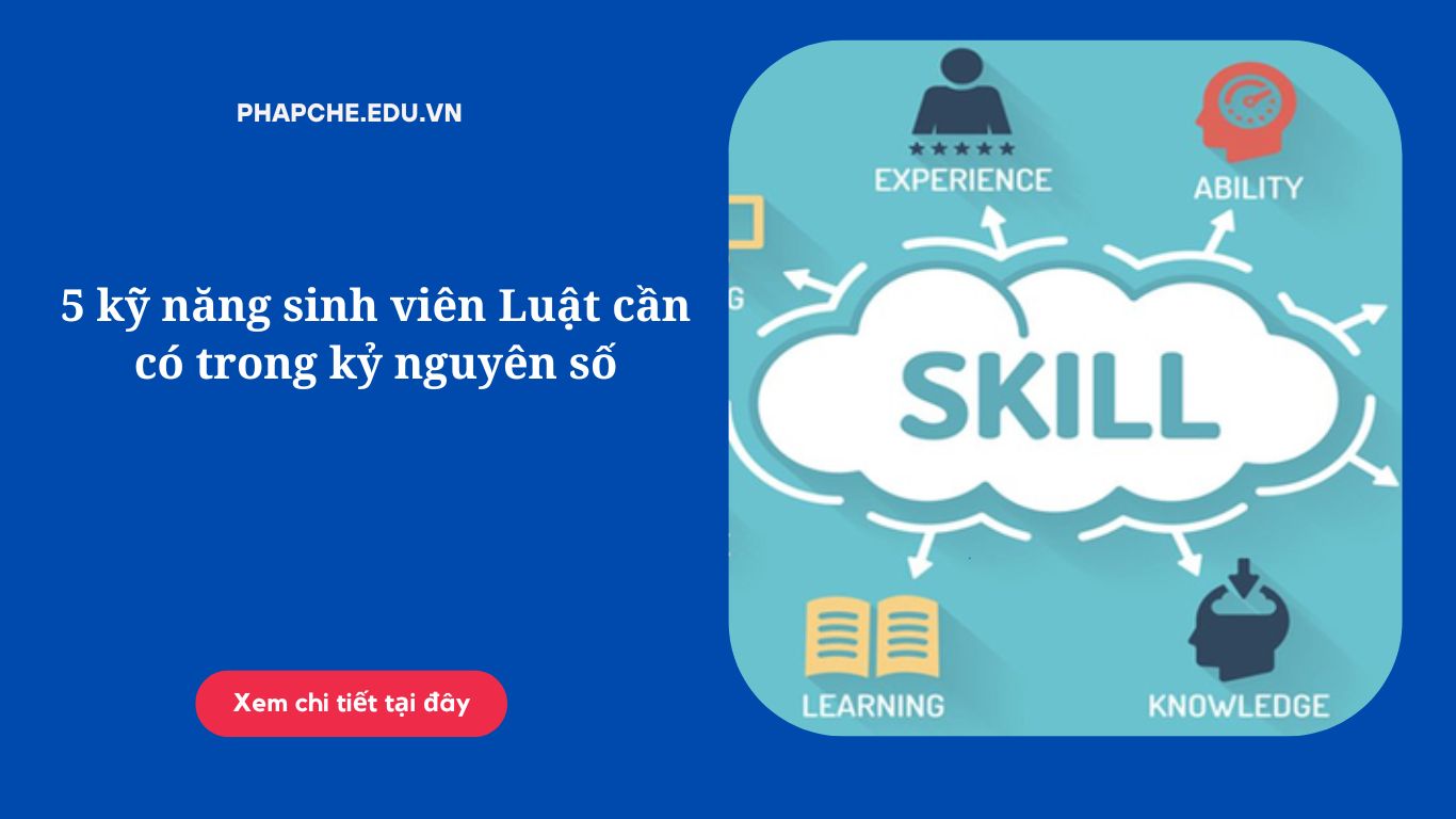 5 kỹ năng sinh viên Luật cần có trong kỷ nguyên số
