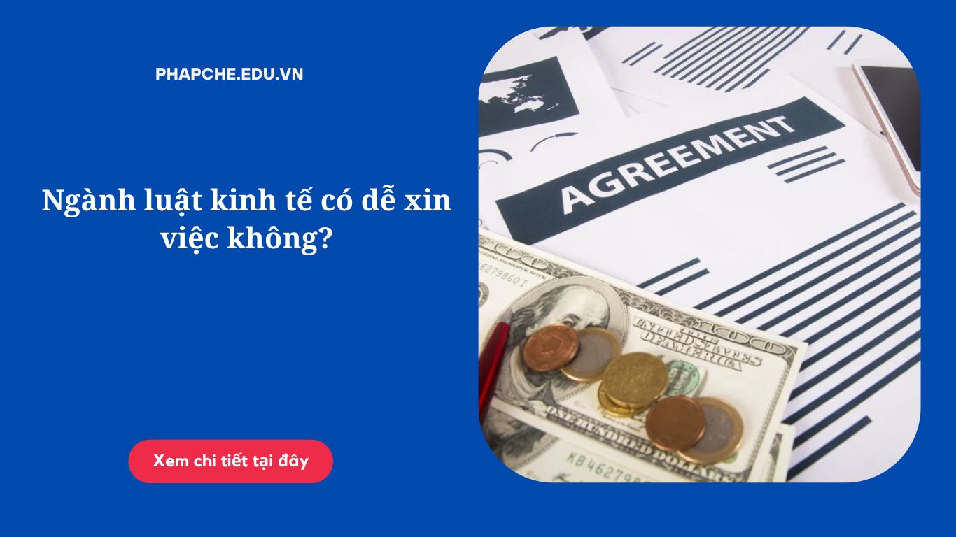 Ngành luật kinh tế có dễ xin việc không?