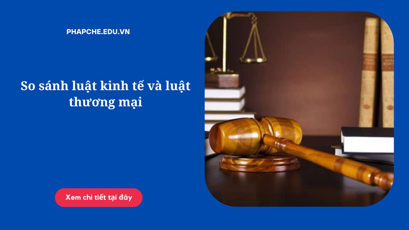 So sánh luật kinh tế và luật thương mại