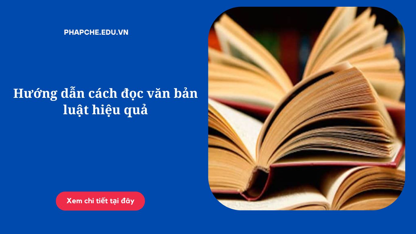 Hướng dẫn cách đọc văn bản luật hiệu quả