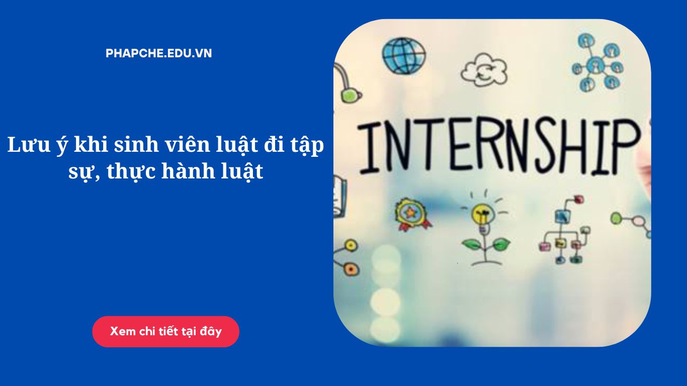 Lưu ý khi sinh viên luật đi tập sự, thực hành luật