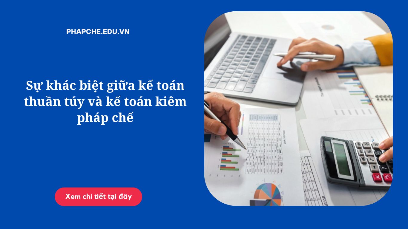 Sự khác biệt giữa kế toán thuần túy và kế toán kiêm pháp chế
