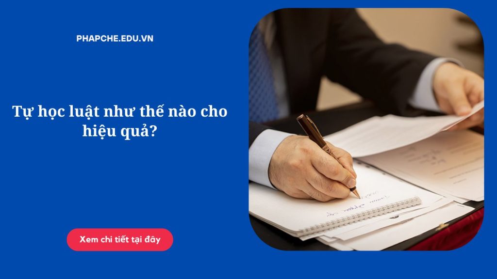 Tự học luật như thế nào cho hiệu quả?
