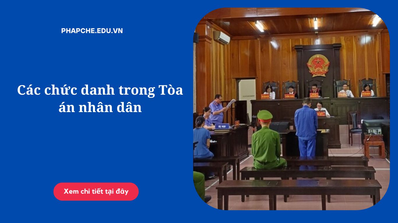 Các chức danh trong Tòa án nhân dân