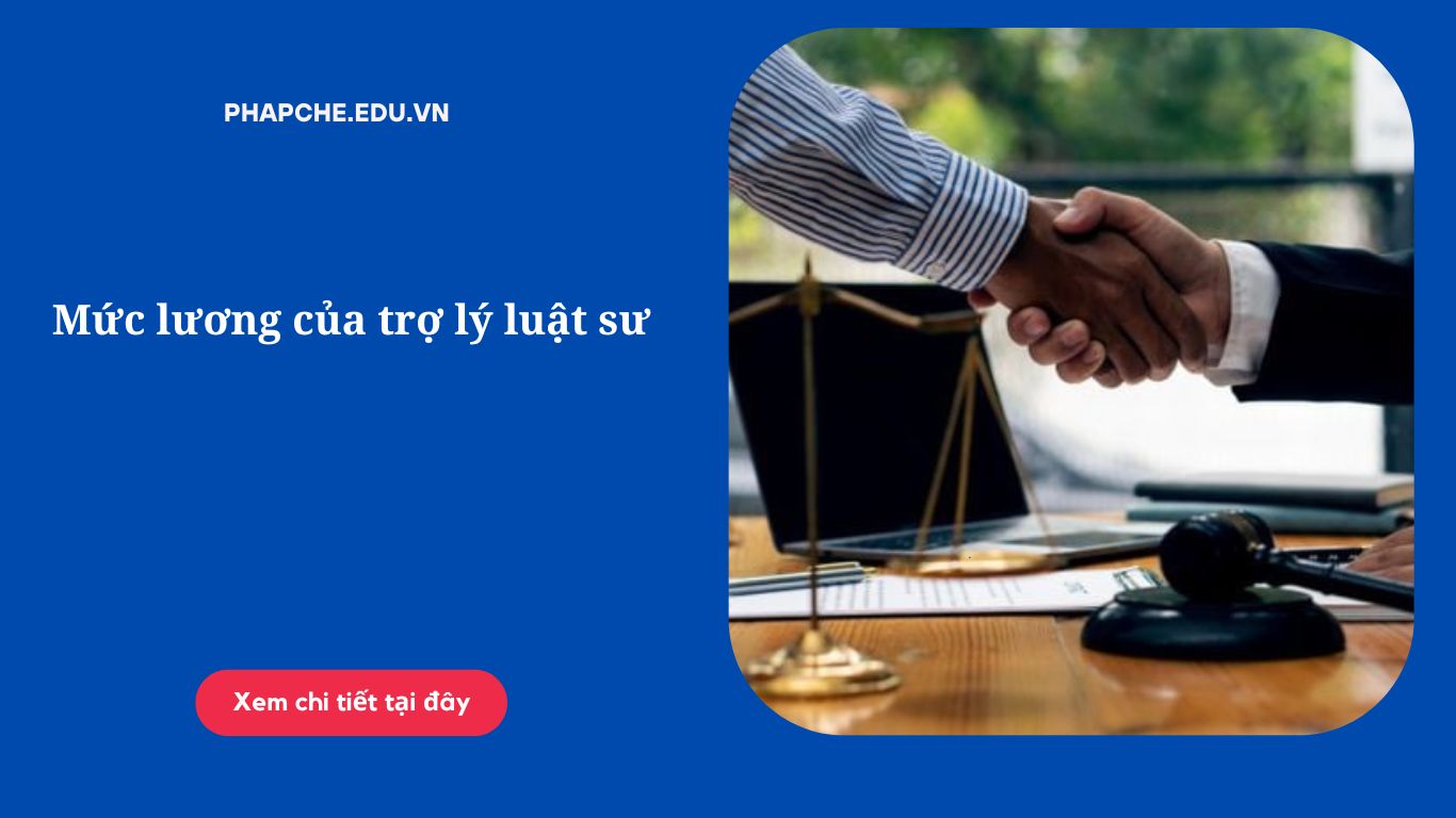 Mức lương của trợ lý luật sư