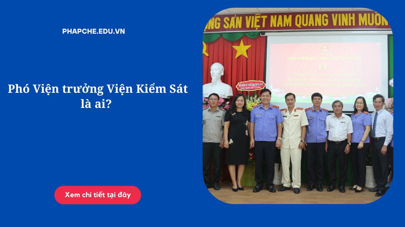 Phó Viện trưởng Viện Kiểm Sát là ai?