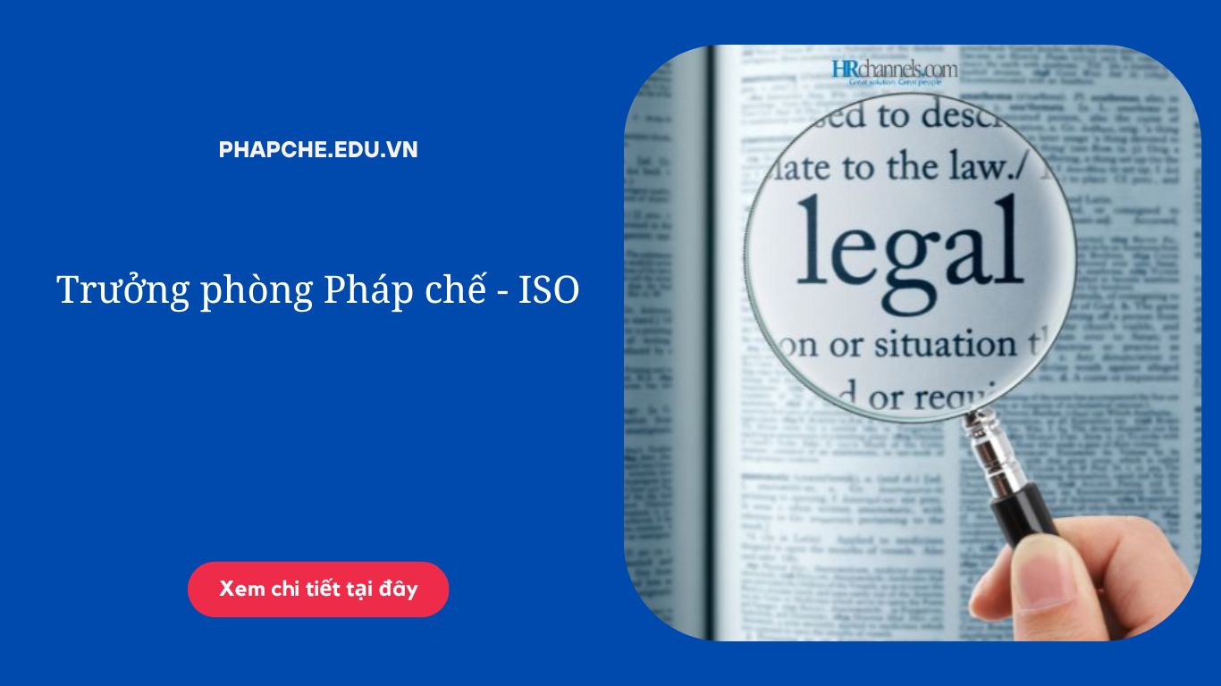 Trưởng phòng Pháp chế - ISO