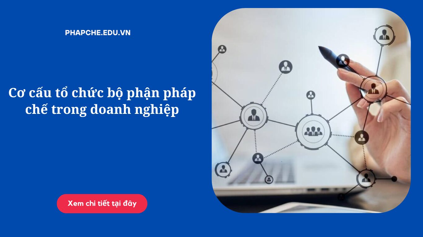 Cơ cấu tổ chức bộ phận pháp chế trong doanh nghiệp